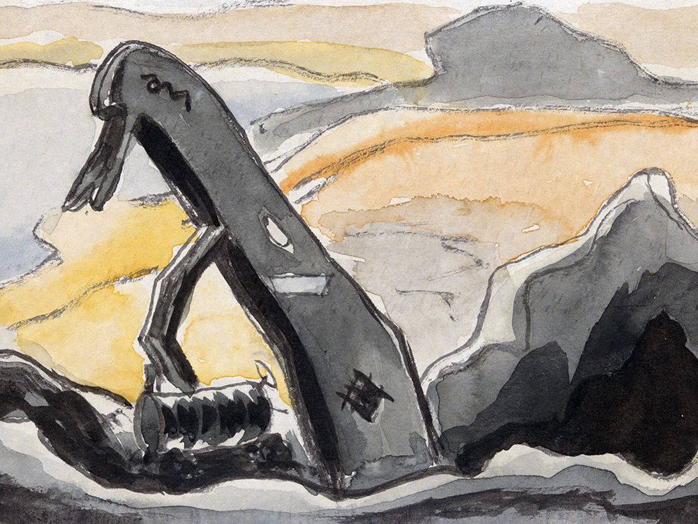 Steam Shovelâ€“Port Washington art print by Arthur Dove for $57.95 CAD