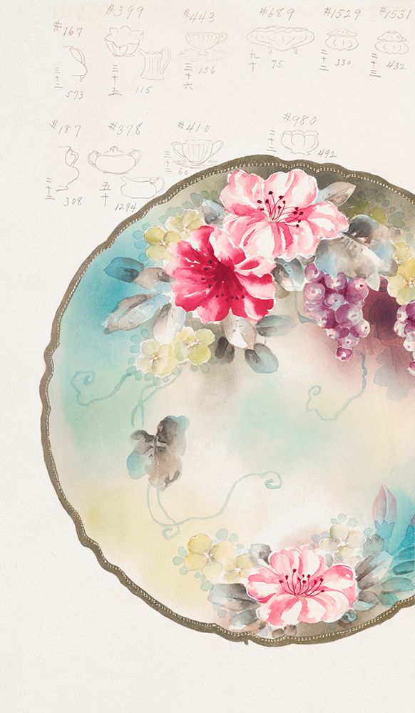 Design for a Noritake Plate I art print by Noritake Designs for $57.95 CAD