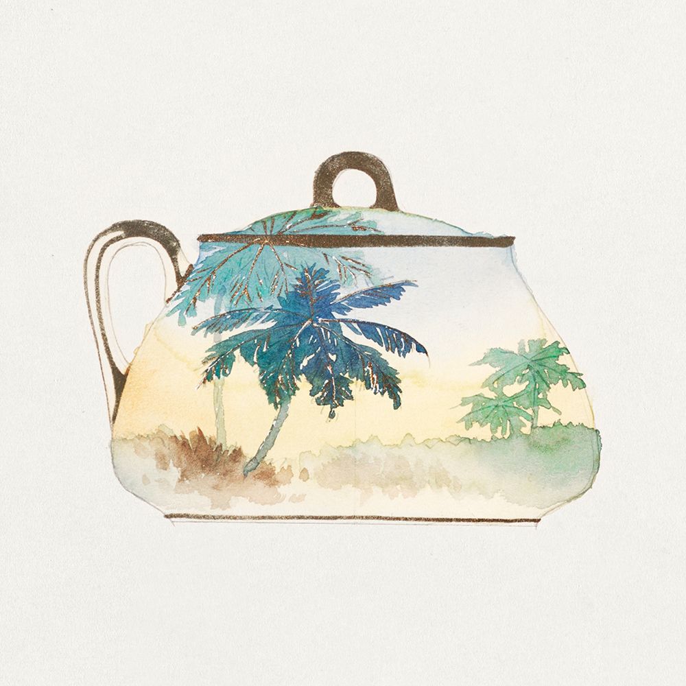 Design for a Noritake Sugar Bowl II art print by Noritake Designs for $57.95 CAD
