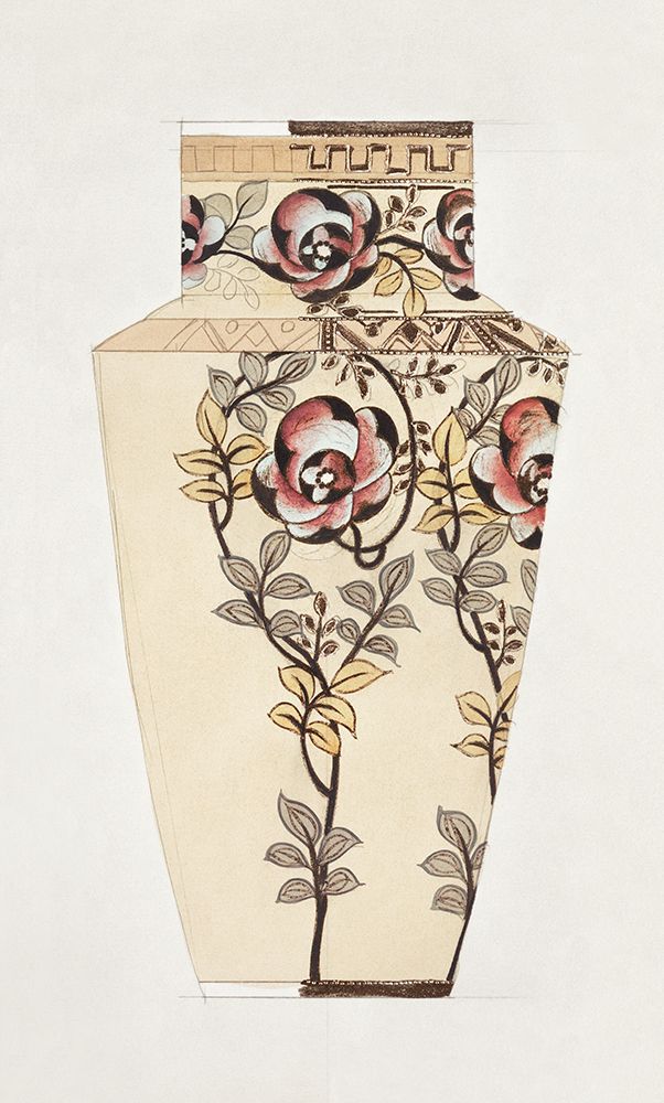 Design for a Noritake Vase I art print by Noritake Designs for $57.95 CAD
