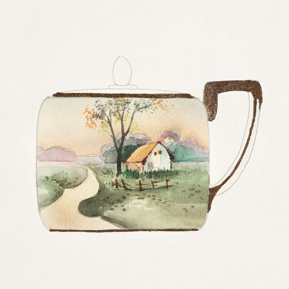 Design for a Noritake Teacup I art print by Noritake Designs for $57.95 CAD