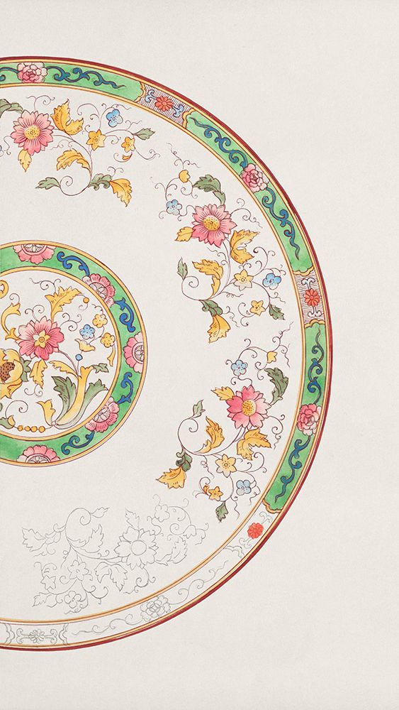 Design for a Noritake Plate VI art print by Noritake Designs for $57.95 CAD