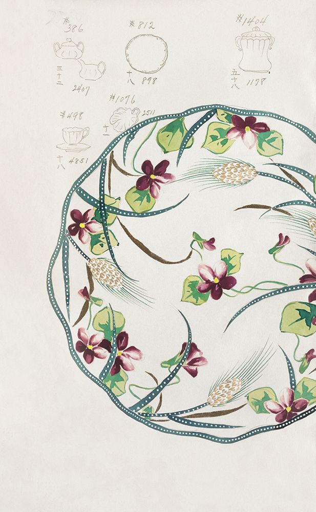 Design for a Noritake Plate IX art print by Noritake Designs for $57.95 CAD