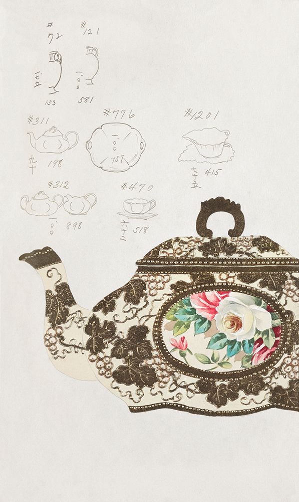 Design for a Noritake Teapot II art print by Noritake Designs for $57.95 CAD
