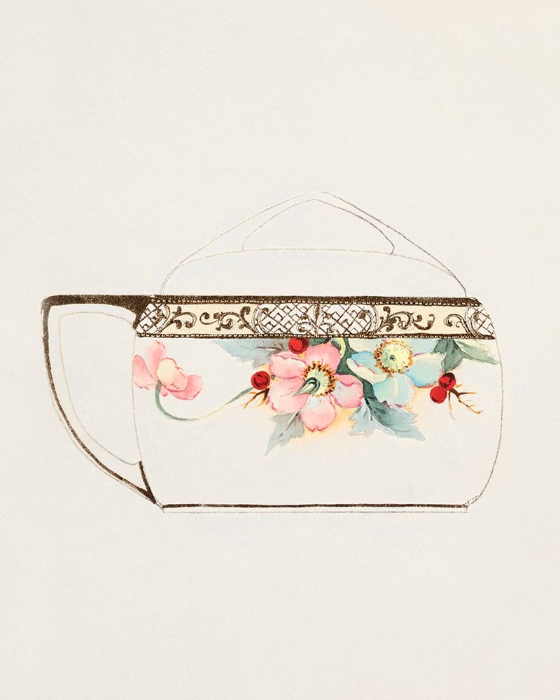 Design for a Noritake Teacup II art print by Noritake Designs for $57.95 CAD
