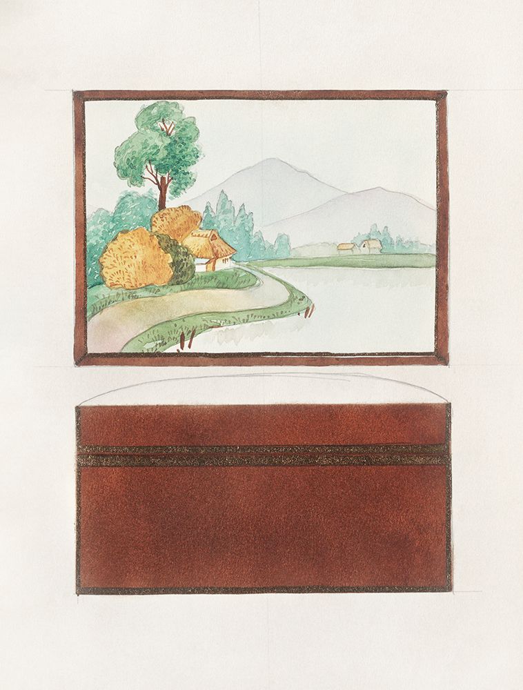 Fish Design for a Noritake Box II art print by Noritake Designs for $57.95 CAD