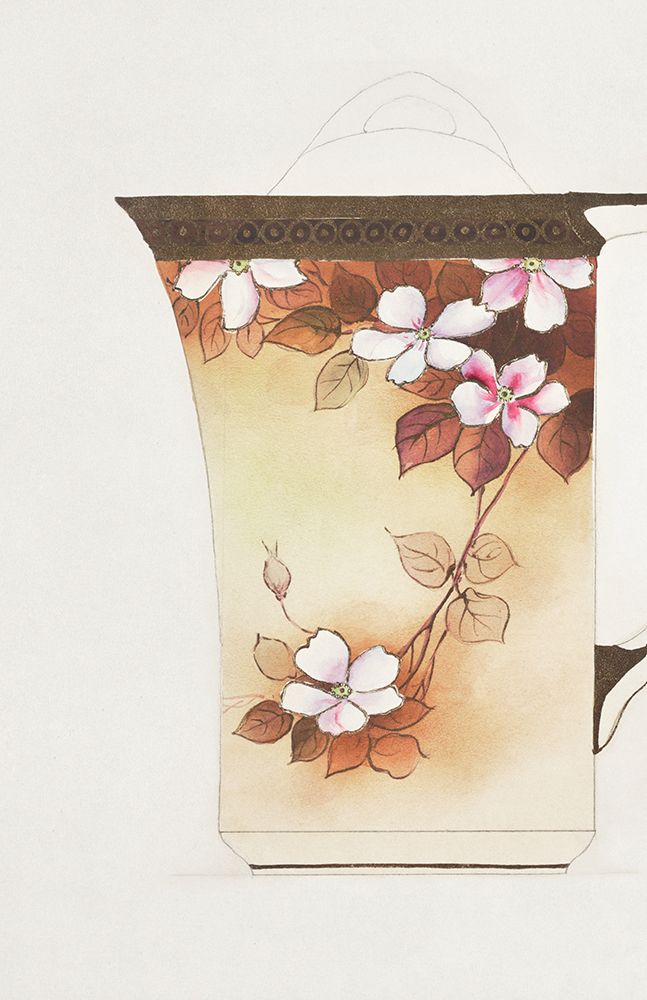 Design for a Noritake Pitcher I art print by Noritake Designs for $57.95 CAD
