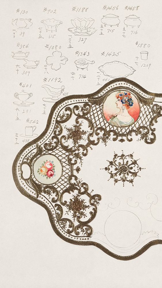 Design for a Noritake Platter III art print by Noritake Designs for $57.95 CAD