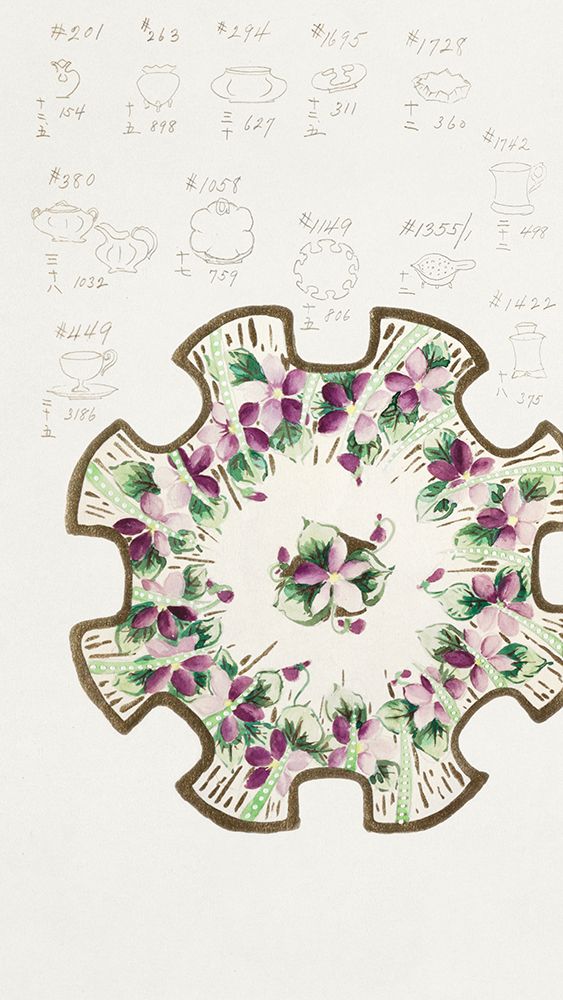 Design for a Noritake Plate XVI art print by Noritake Designs for $57.95 CAD