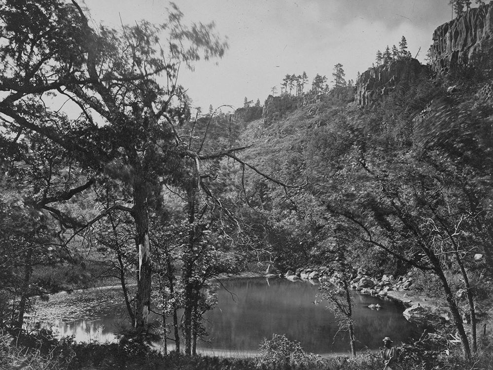 Apache Lake-Sierra Blanca Range-Arizona art print by Timothy H OSullivan for $57.95 CAD