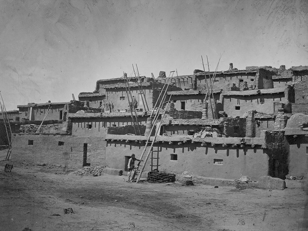 Zuni Pueblo-New Mexico art print by Timothy H OSullivan for $57.95 CAD