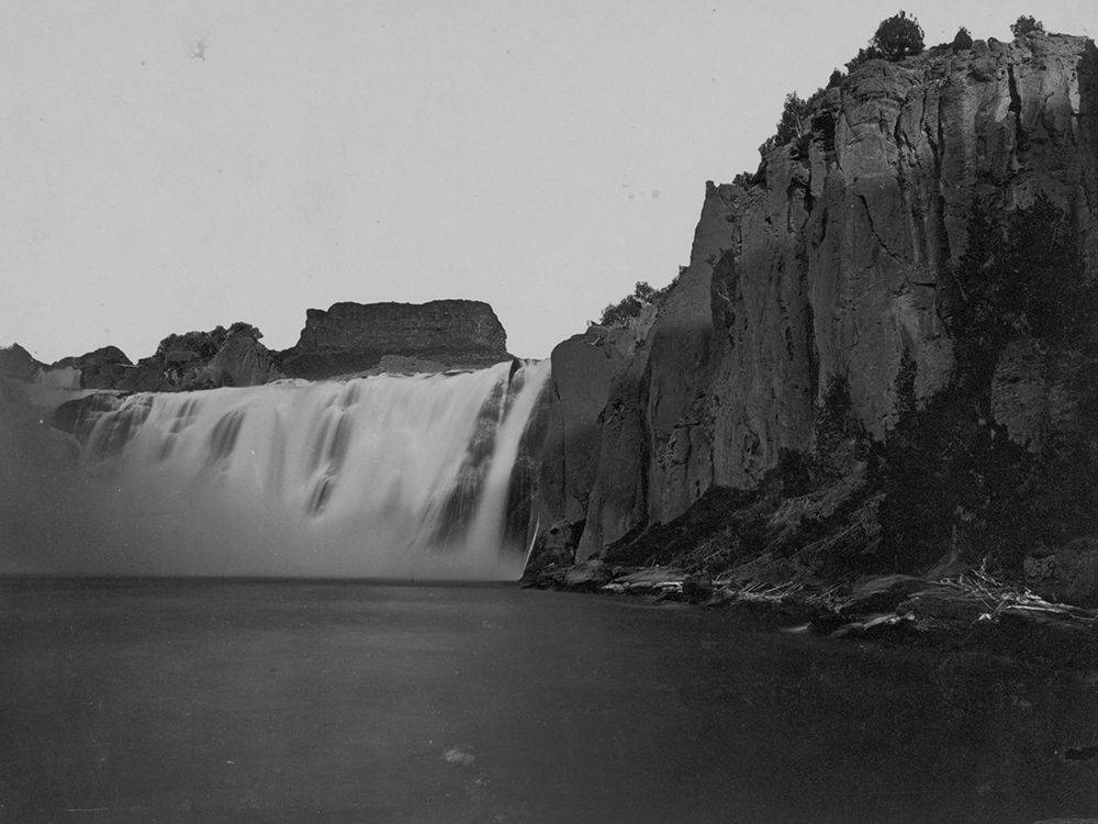 Shoshone Falls-Idaho art print by Timothy H OSullivan for $57.95 CAD