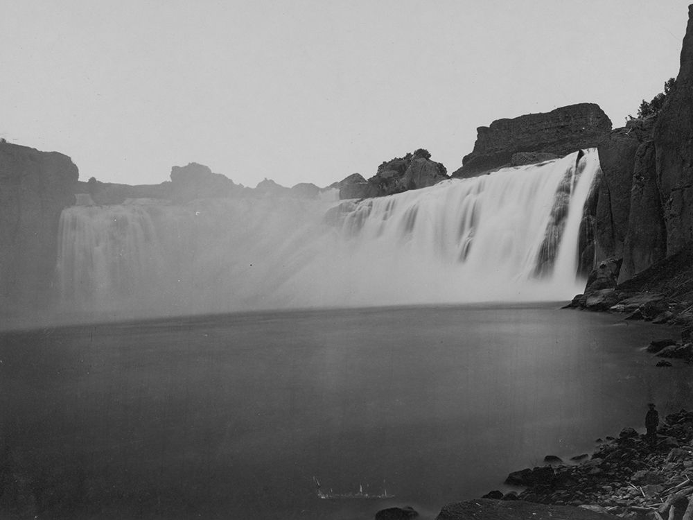 Shoshone Falls-Idaho art print by Timothy H OSullivan for $57.95 CAD