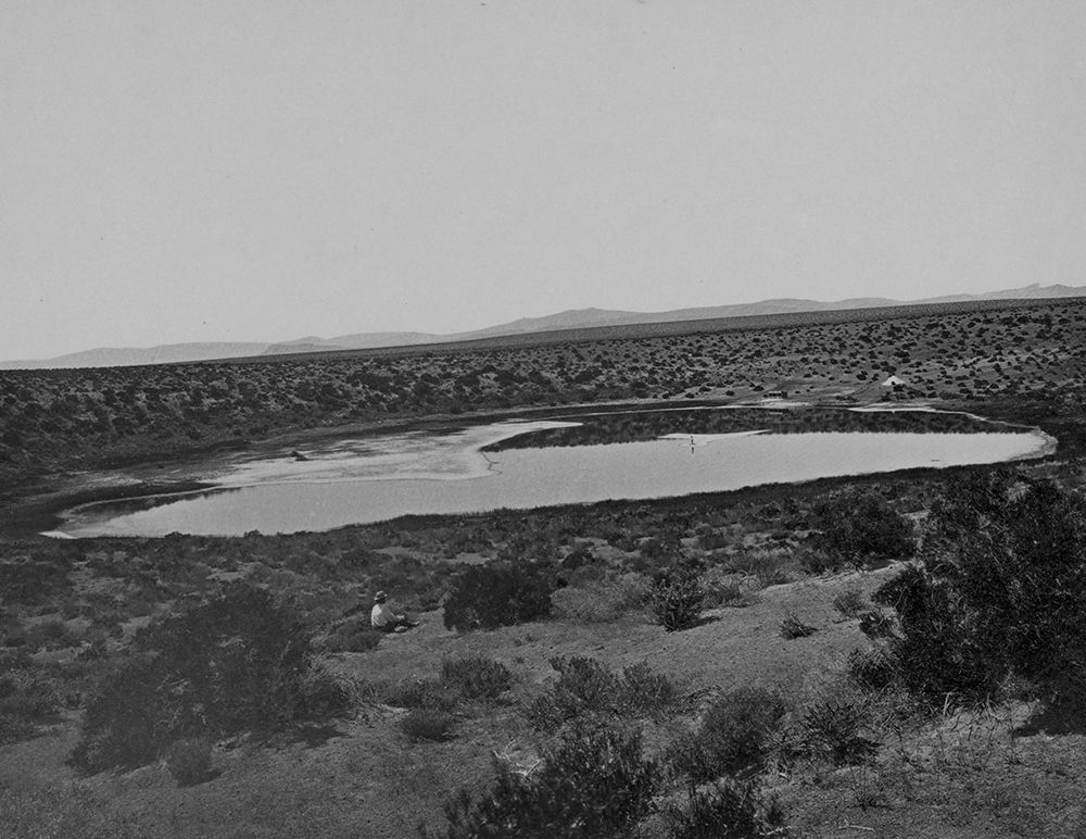 Soda Lake-Ragtown-Nevada art print by Timothy H OSullivan for $57.95 CAD