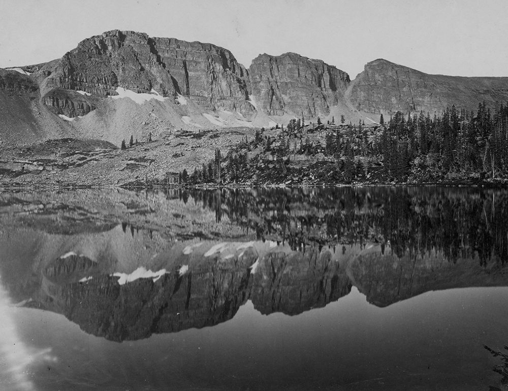 Lake Lall-Uinta Mountains-Utah art print by Timothy H OSullivan for $57.95 CAD