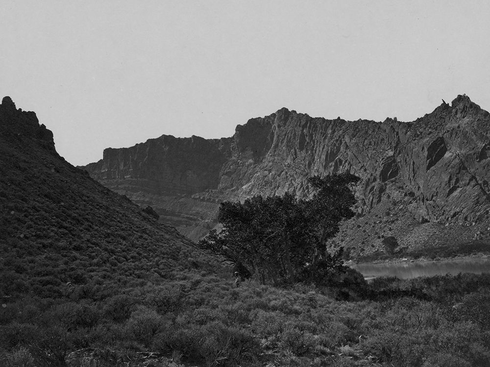 Near Flaming Gorge-Green River-Utah art print by Timothy H OSullivan for $57.95 CAD