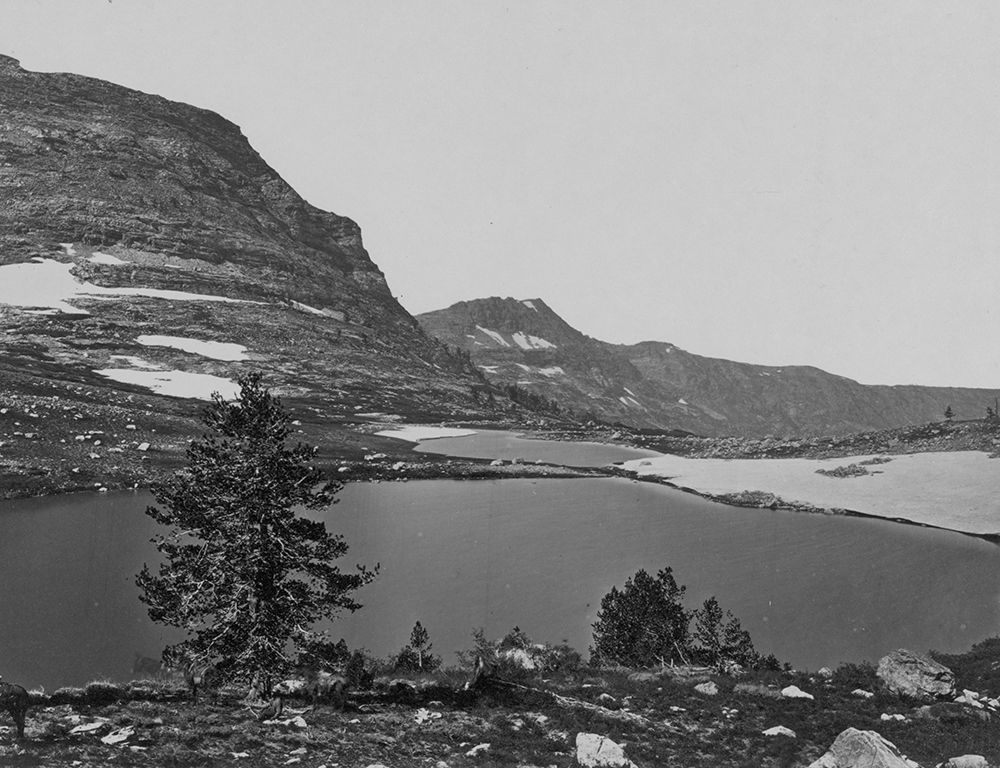 Upland Lake-Humboldt Mountains-Nevada art print by Timothy H OSullivan for $57.95 CAD