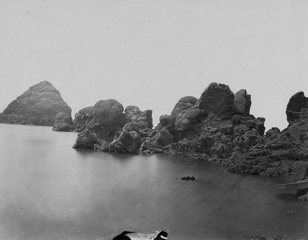 Pyramid and domes-Pyramid Lake-Nevada art print by Timothy H OSullivan for $57.95 CAD