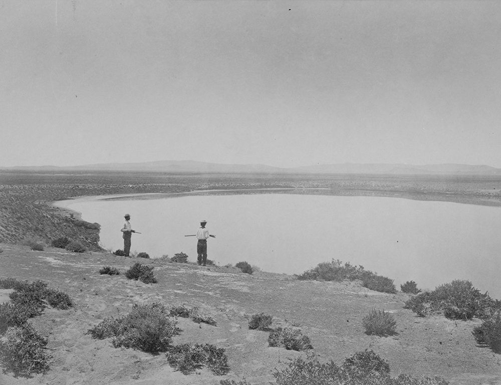 Alkali Lake-Carson Desert-Nevada art print by Timothy H OSullivan for $57.95 CAD