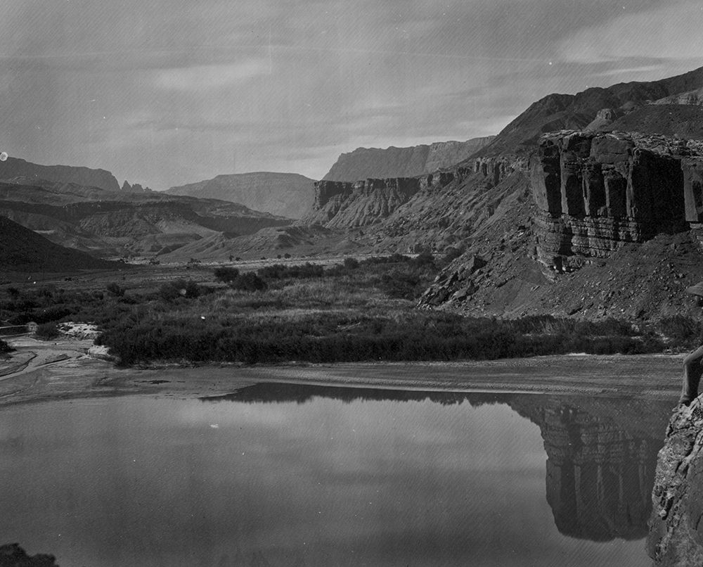 Colorado River and mouth of Paria Creek-Utah art print by Timothy H OSullivan for $57.95 CAD