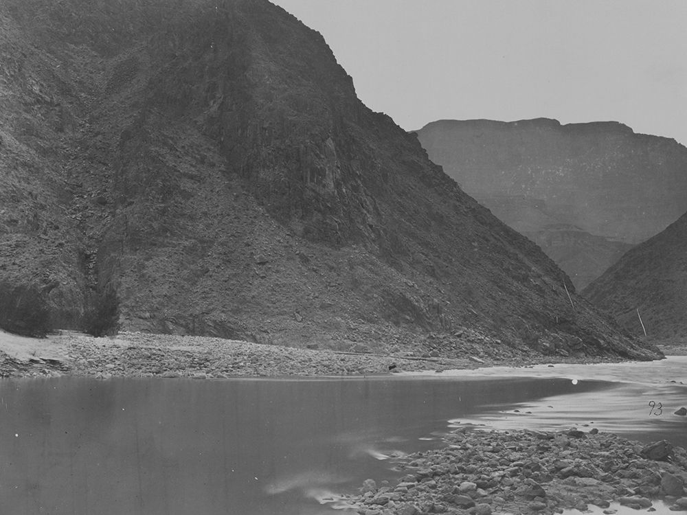 Grand Canyon-looking below mouth of Diamond River-Colorado River-1871 art print by Timothy H OSullivan for $57.95 CAD