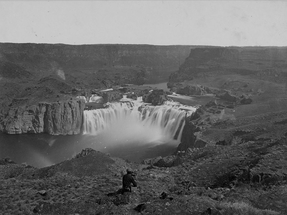 Shoshone Falls-Idaho art print by Timothy H OSullivan for $57.95 CAD