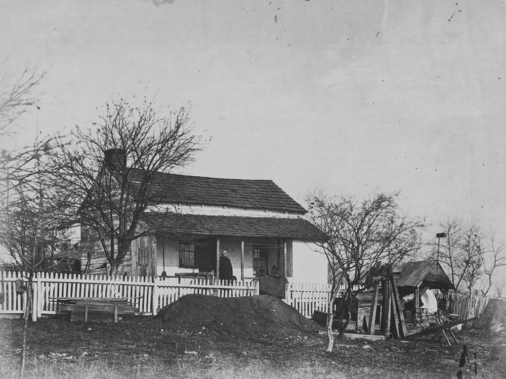 Head Quarters of Major General George G. Meade during the battle of Gettysburg art print by Timothy H OSullivan for $57.95 CAD