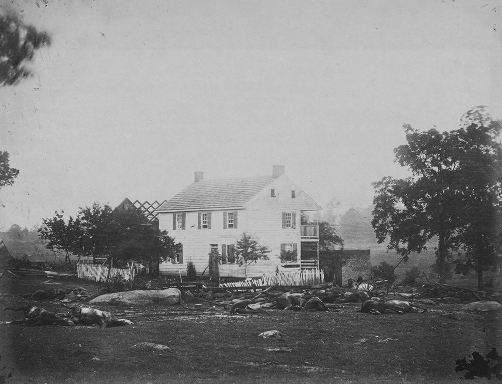 Trossells House-battle-field of Gettysburg art print by Timothy H OSullivan for $57.95 CAD