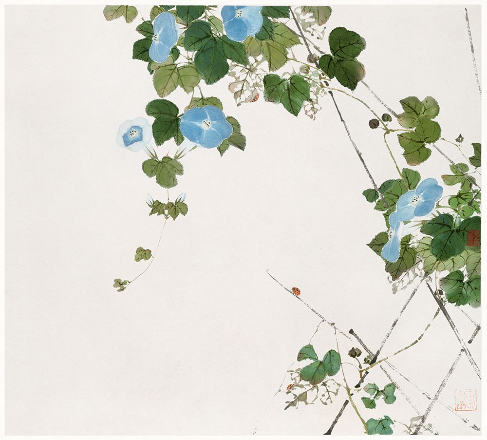 Insects and Flowers IV art print by Ju Lian for $57.95 CAD
