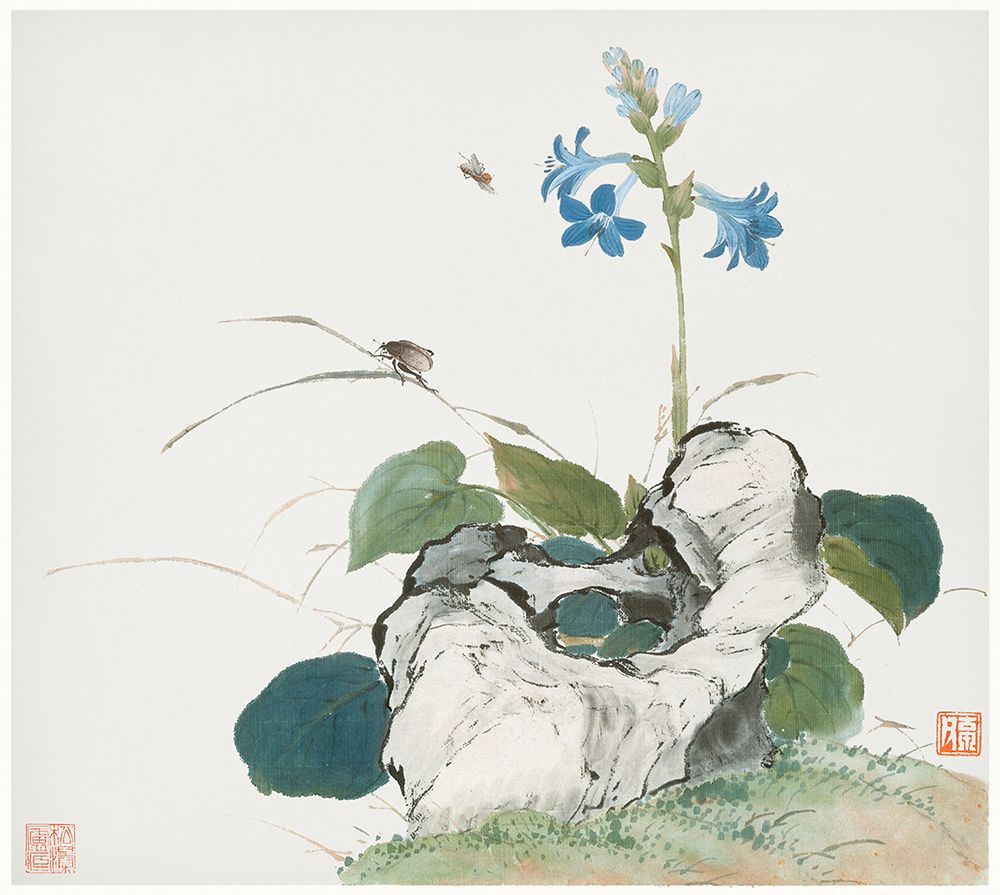 Insects and Flowers VII art print by Ju Lian for $57.95 CAD