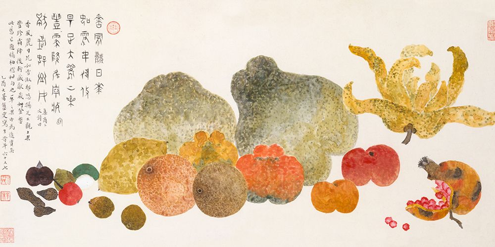 Fruit Still Life art print by Ding Fuzhi for $57.95 CAD