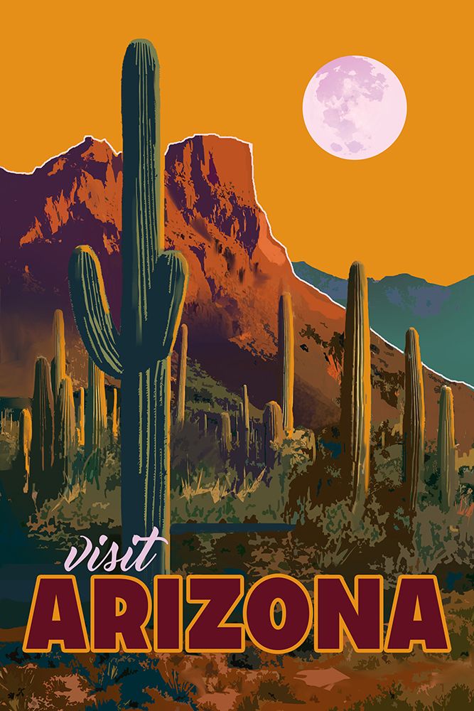 Arizona art print by East Coast Licensing for $57.95 CAD