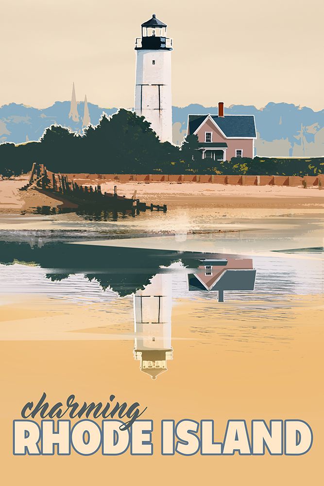 Rhode Island art print by East Coast Licensing for $57.95 CAD