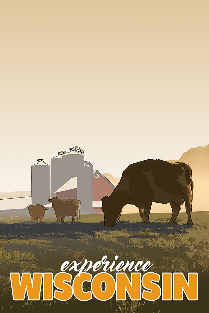 Wisconsin art print by East Coast Licensing for $57.95 CAD