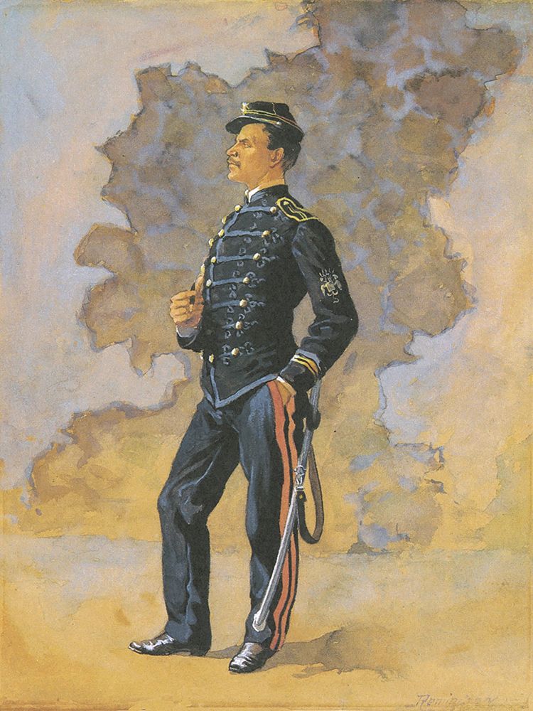 Lieutenant-Engineer Battalion-Mexican Army art print by Frederic Remington for $57.95 CAD