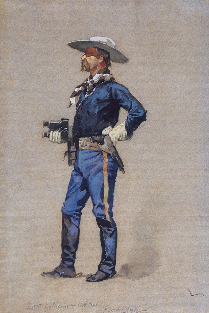 Lt Carter Johnson art print by Frederic Remington for $57.95 CAD