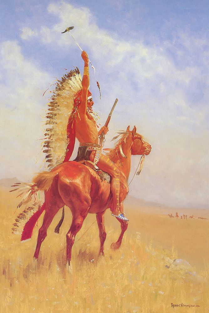 The Defiance art print by Frederic Remington for $57.95 CAD
