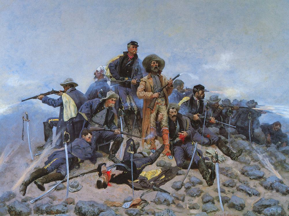 The Last Stand art print by Frederic Remington for $57.95 CAD