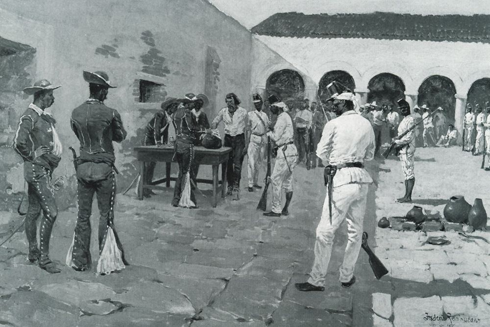 The Mier Expedition-Sketch art print by Frederic Remington for $57.95 CAD
