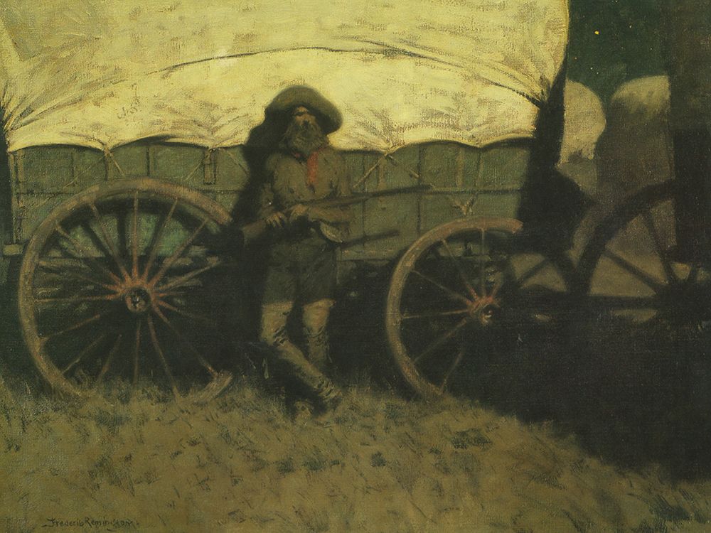 The Sentinel art print by Frederic Remington for $57.95 CAD