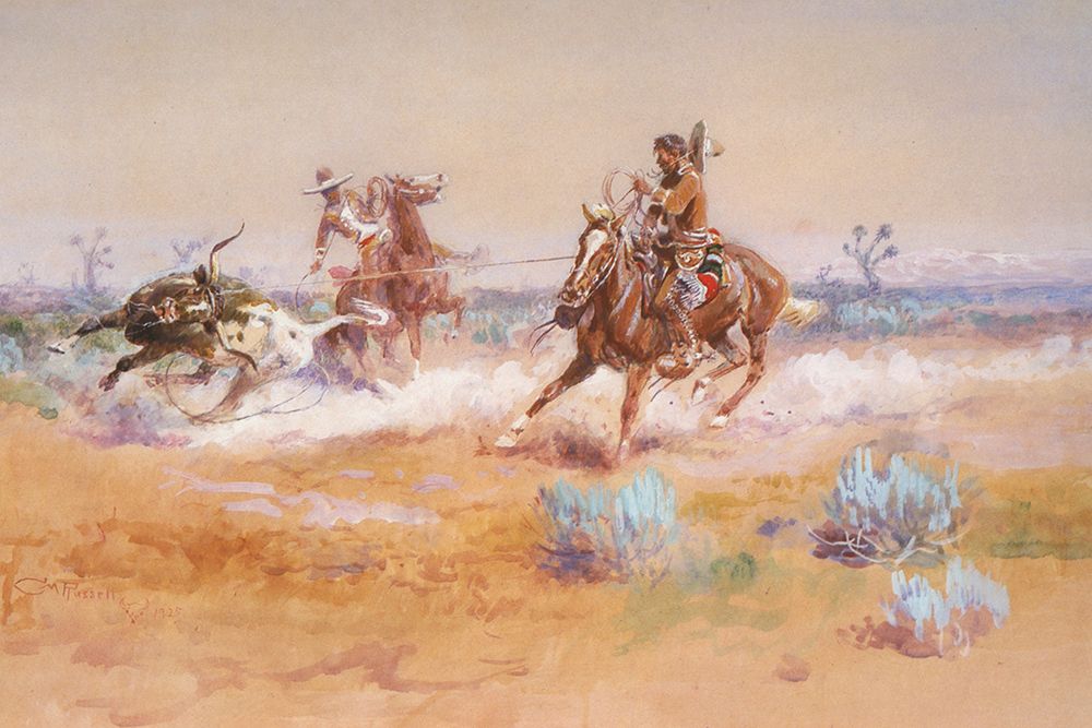 Mexico art print by Charles Marion Russell for $57.95 CAD