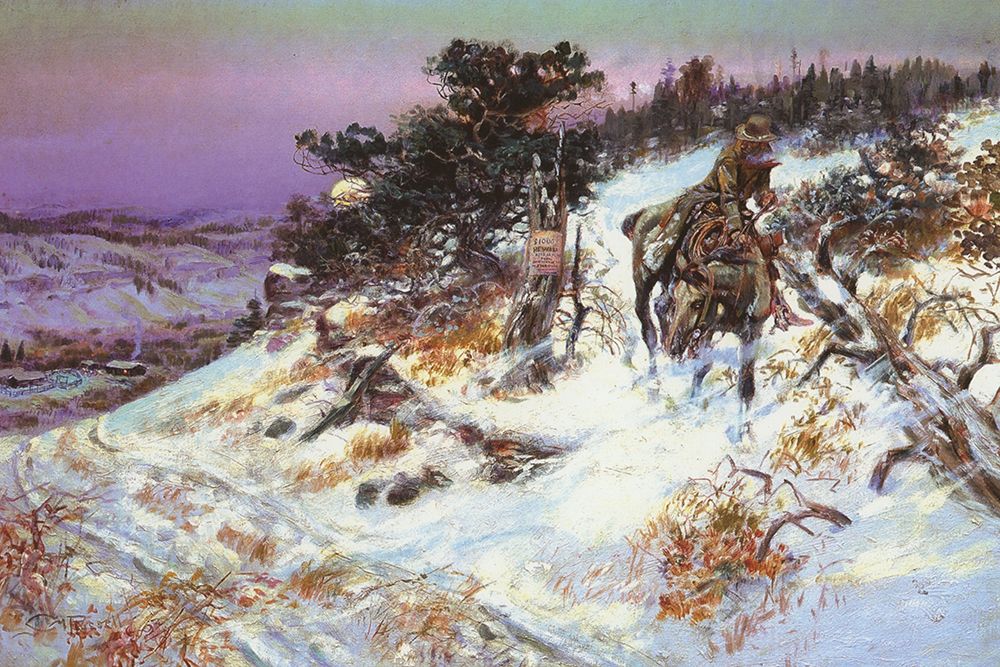 Wolf and Beaver art print by Charles Marion Russell for $57.95 CAD
