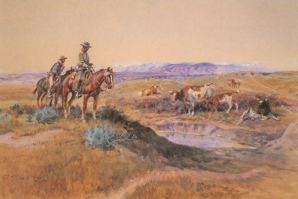 Worked Over art print by Charles Marion Russell for $57.95 CAD
