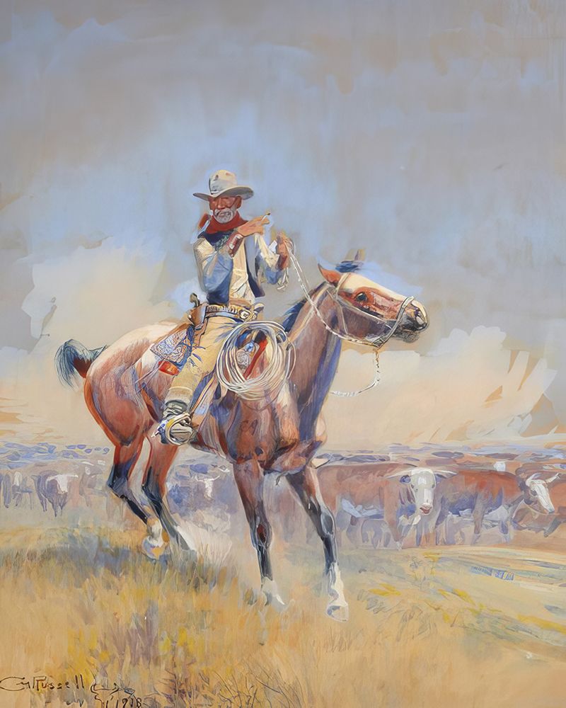 Beef for the Fighters art print by Charles Marion Russell for $57.95 CAD
