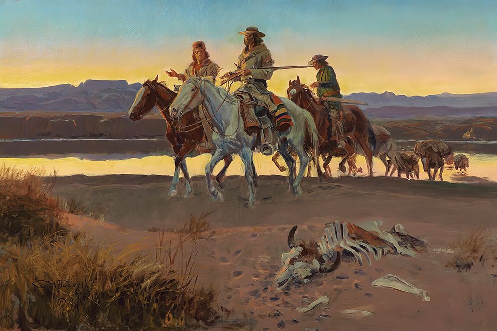 Carsons Men art print by Charles Marion Russell for $57.95 CAD