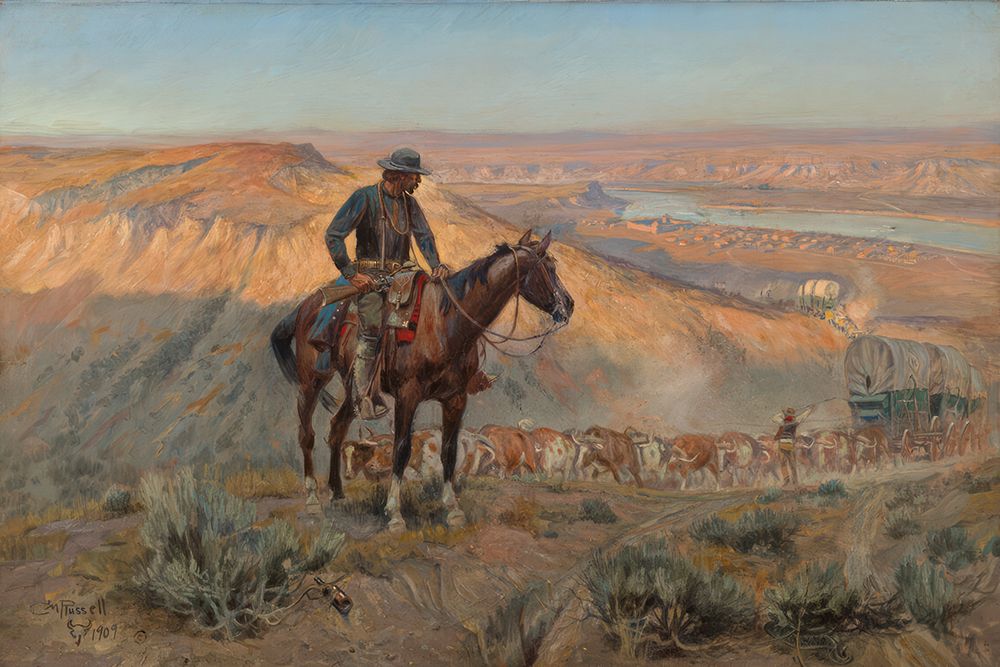 The Wagon Boss art print by Charles Marion Russell for $57.95 CAD