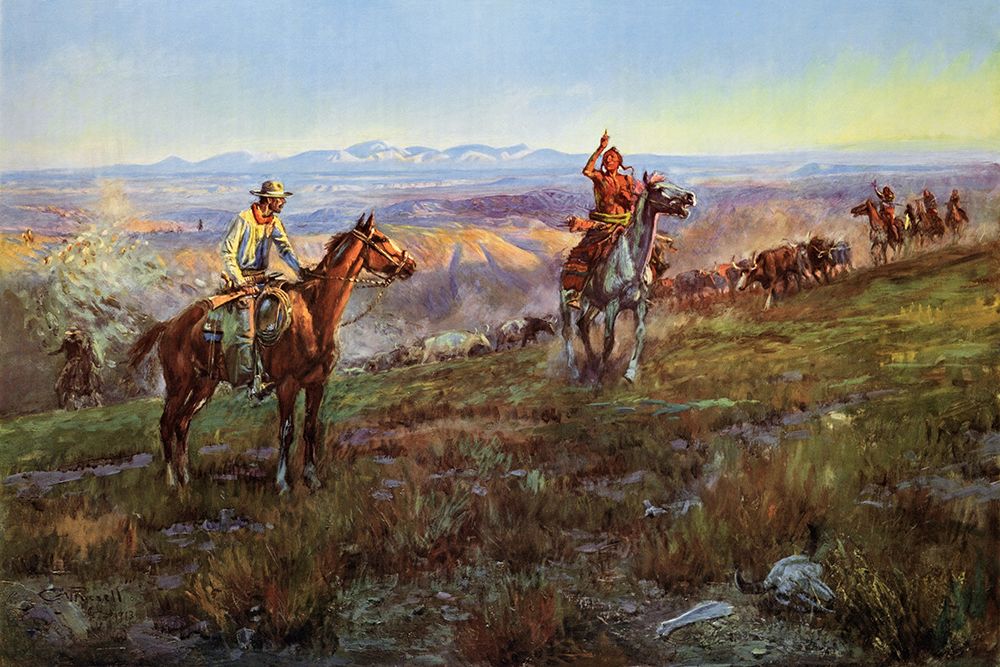Toll Collectors art print by Charles Marion Russell for $57.95 CAD