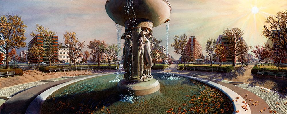 Washington Chronicle II art print by John Z. Wang for $57.95 CAD