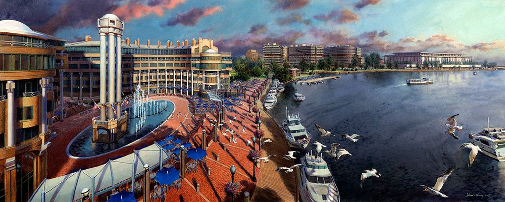 Washington Chronicle IX art print by John Z. Wang for $57.95 CAD