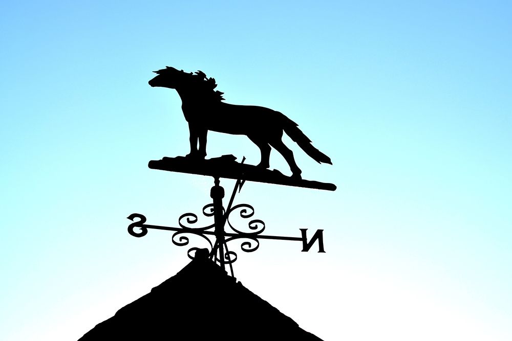 Horse Weather Vane art print by The Yellowstone Collection for $57.95 CAD